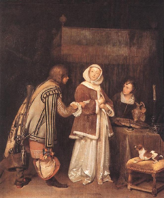 TERBORCH, Gerard The Letter dh